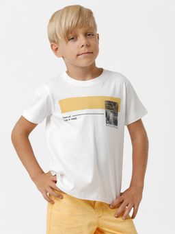 Kate & Oscar - Boys Placement Printed T Shirt