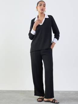 Femmella - Women Black Co-Ord Set
