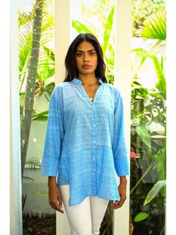 Naava - Handwoven Skyline Cotton Shirt