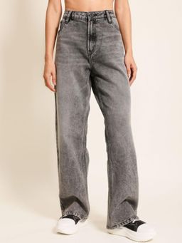 Bene Kleed - Womens Light Faded High Rise Relaxed Fit Jeans