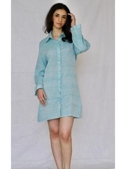 Naava - Handwoven Pure Cotton Shirt Dress