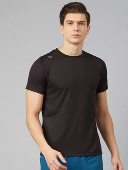 Dida - Men Black Solid T-Shirt