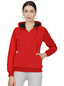 Tab91 - Womens Core Zipper Red