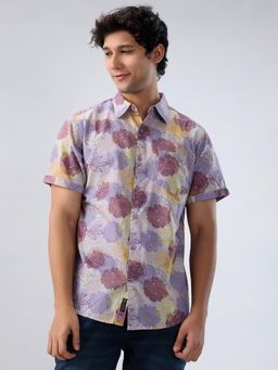 Spykar - Multi-Color Floral Print Regular Fit Shirt