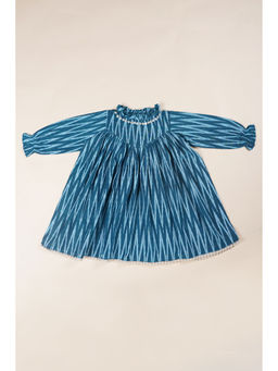 Poochkie - Zig Zag Cotton Balloon Dress