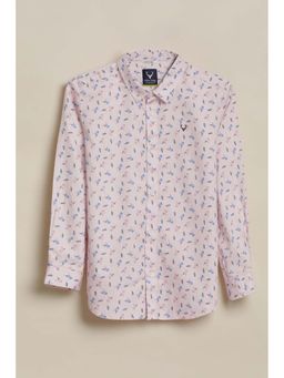 Allen Solly - Boys Pink Floral Printed Casual Shirt