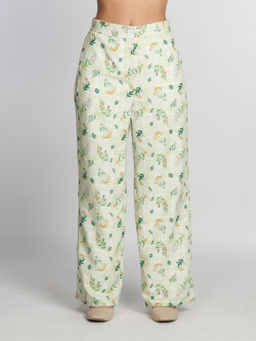 Zink London - Women Multi-Color Floral Wide Palazzo