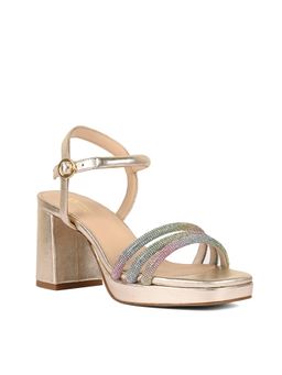 Vanilla Moon - Gold Textured Heels