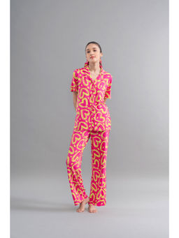 NeceSera - Pink Lovestruck Pink Heart Shirt & Pyjama (Set of 2)
