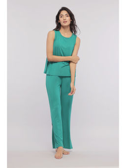 NeceSera - Green Flared Lounge Pant