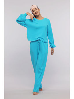 NeceSera - Blue Terry Travel Pyjamas