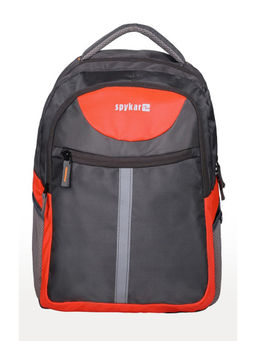 Spykar - Unisex Colorblock Grey Backpack
