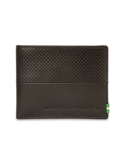 United Colors of Benetton - Men Rfid Protected Wakefield Global Coin Wallet - Black