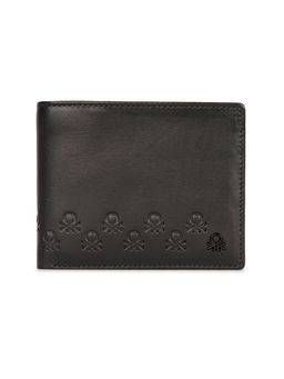 United Colors of Benetton - Men Rfid Protected Erlach Global Coin Wallet - Black