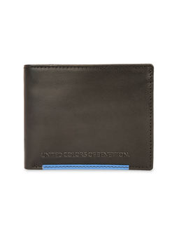 United Colors of Benetton - Men Rfid Protected Kloten Multicard Coin Wallet - Black