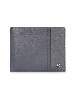 United Colors of Benetton - Men Rfid Protected Asbetos Passcase Wallet - Navy Blue