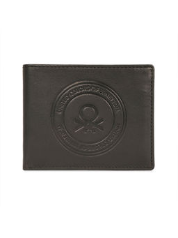 United Colors of Benetton - Men Rfid Protected Savile Passcase Wallet - Black