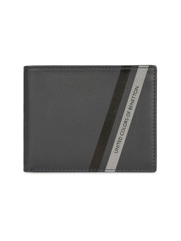 United Colors of Benetton - Men Rfid Protected Camben Multicard Coin Wallet - Navy Blue