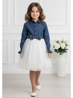Foreverkidz - Denim Cloud Dreams Party Dress