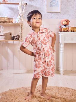 Softsens Baby - Brown Forest Fables Toile Knit Co-Ord Set