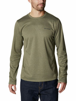 Columbia - Mens Olive Omni-Wick Park View Crew Pullover
