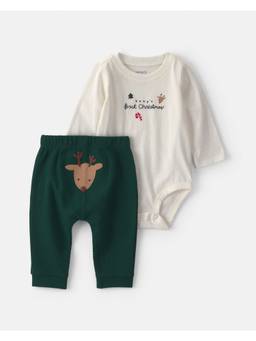 Carter's - Baby Christmas Lights Long Sleeve Onesies And Pants