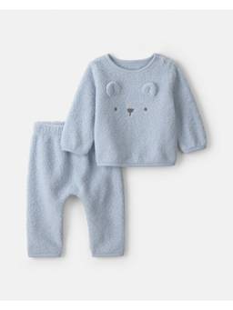 Carter's - Baby Boy Bear Fleece Long Sleeve Sweater And Pant