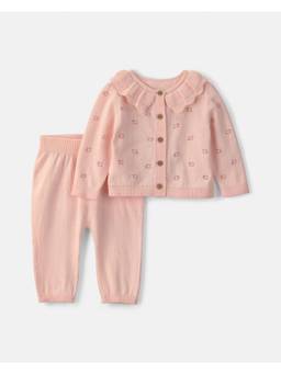 Carter's - Baby Girl Sheep Long Sleeve Shirt And Pant
