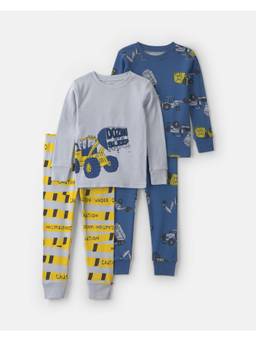 Carter's - Toddler Boy Construction T-Shirt And Pyjama (Pack Of 2)