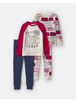 Carter's - Toddler Boy 'Rescue Squad' T-Shirt And Pyjama (Pack Of 2)