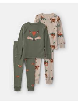 Carter's - Toddler Boy Fox T-Shirt And Pyjama (Pack Of 2)