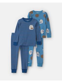 Carter's - Toddler Boy Milk And Cookies T-Shirt And Pyjama (Pack Of 2)
