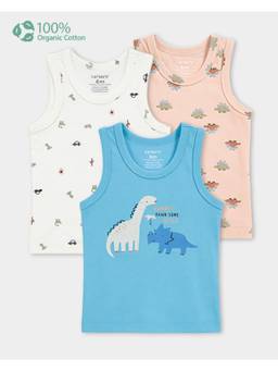 Carter's - Baby Boy Cotton Vest (Pack Of 3)