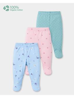 Carter's - Baby Boy Cotton Footie Pant (Pack Of 3)