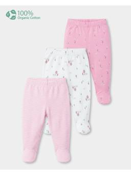 Carter's - Baby Boy Cotton Footie Pant (Pack Of 3)
