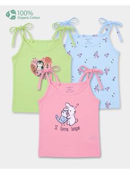 Carter's - Baby Girl Cotton Printed Tops (Pack Of 3)