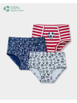 Carter's - Boy Multi-Color Cotton Brief (Pack Of 3)