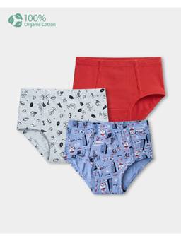 Carter's - Boy Multi-Color Cotton Brief (Pack Of 3)