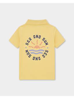 Carter's - Toddler Boy Yellow Organic Cotton Polo T-Shirt