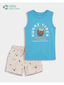 Carter's - Toddler Boy Cotton Tropical Print T-Shirt And Shorts