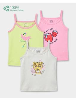 Carter's - Girl Cotton Printed Camisoles (Pack Of 3)