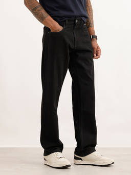 WROGN - Charcoal Solid/Plain No Fade Jeans