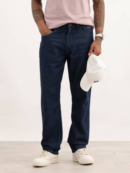WROGN - Blue Solid/Plain No Fade Jeans