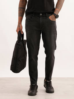 WROGN - Black Solid/Plain No Fade Jeans