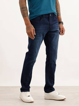WROGN - Blue Solid/Plain Light Fade Jeans