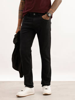 WROGN - Black Solid/Plain No Fade Jeans