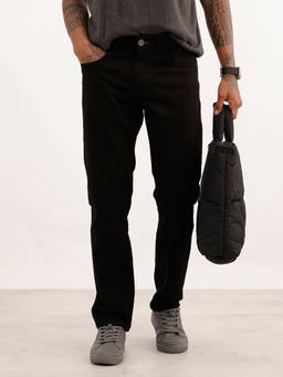 WROGN - Black Solid/Plain No Fade Jeans