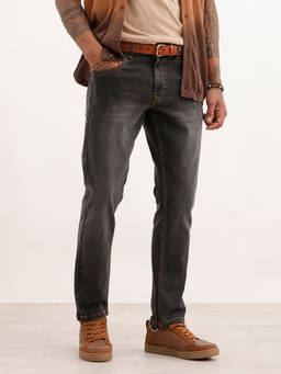 WROGN - Black Solid/Plain Light Fade Jeans