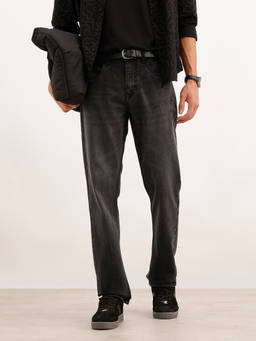 WROGN - Black Solid/Plain Light Fade Jeans