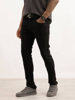 WROGN - Black Solid/Plain No Fade Jeans